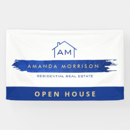 Creative Realtor Real Anwesen Zuhause Paint Swash  Banner