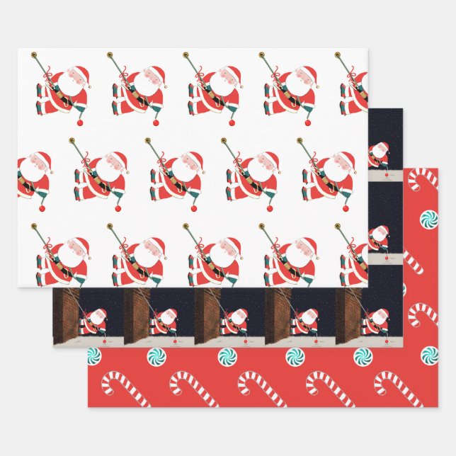 Creative Rock Climbing Weihnachten Geschenkpapier Set (Set)
