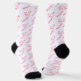 Creative Rotherherzen Design Socken