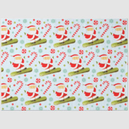 Creative Snowboarden Weihnachtsgeschenk Seidenpapier