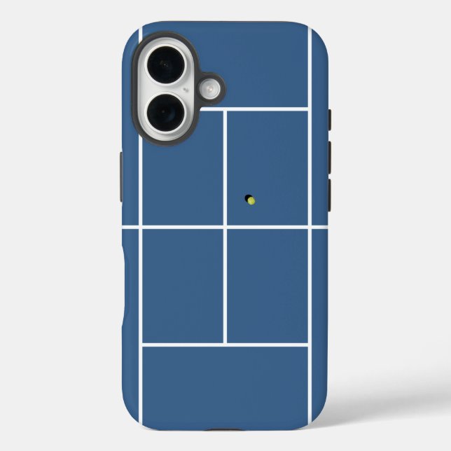 Creative Tennis iPhone 16 Hülle (Rückseite)