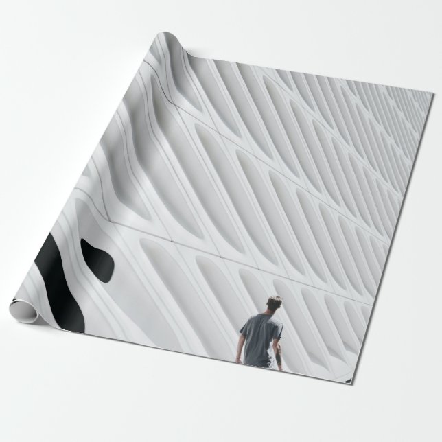 Creative White Man Architektur Geschenkpapier (Ungerollt)
