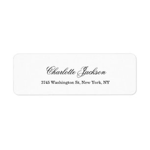 Creative White Minimalistisches Berufliches Script