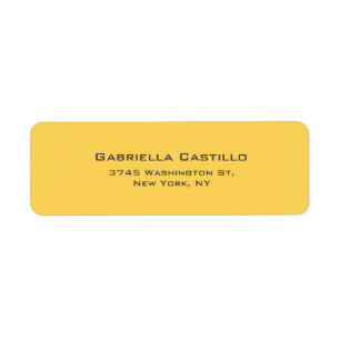 Creative Yellow Color Schlicht Elegant Einfach