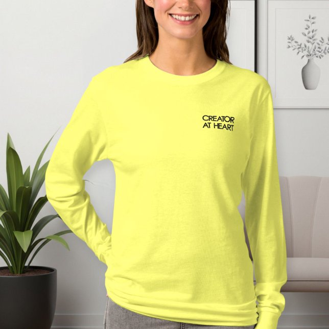 Creator of Heart -  Embroidered Long-Sleeve  Besticktes Langarmshirt (Von Creator hochgeladen)