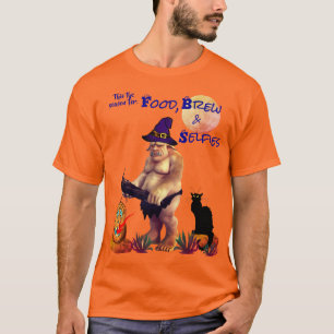 Créature effrayant Orange Halloween T-shirt Autom
