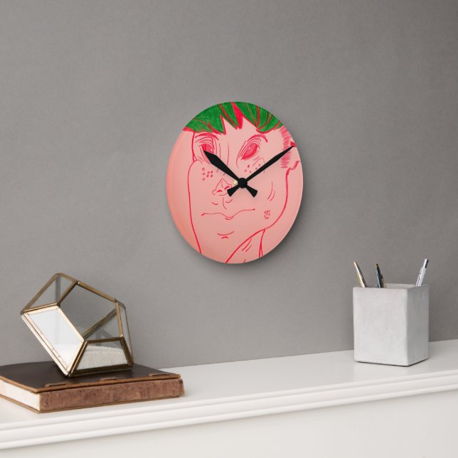 Creature Features Animation  Runde Wanduhr (Büro)