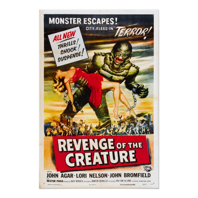 Creature Horror Monster Movie Poster (Vorderseite)