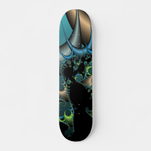 Creature profonde de l'espace Fractal skateboard