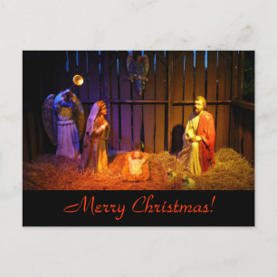 Crèche Carte de Noël