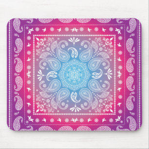 CRed Blue Burst Mousepad