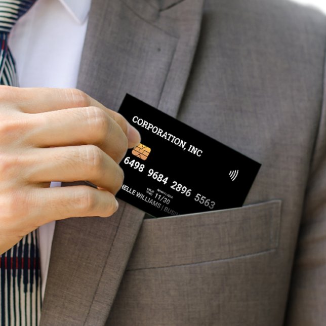 Crédit | Carte de débit | Noir (Créateur téléchargé)