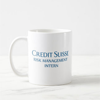 Credit Suisse Risk Management Intern Kaffeetasse