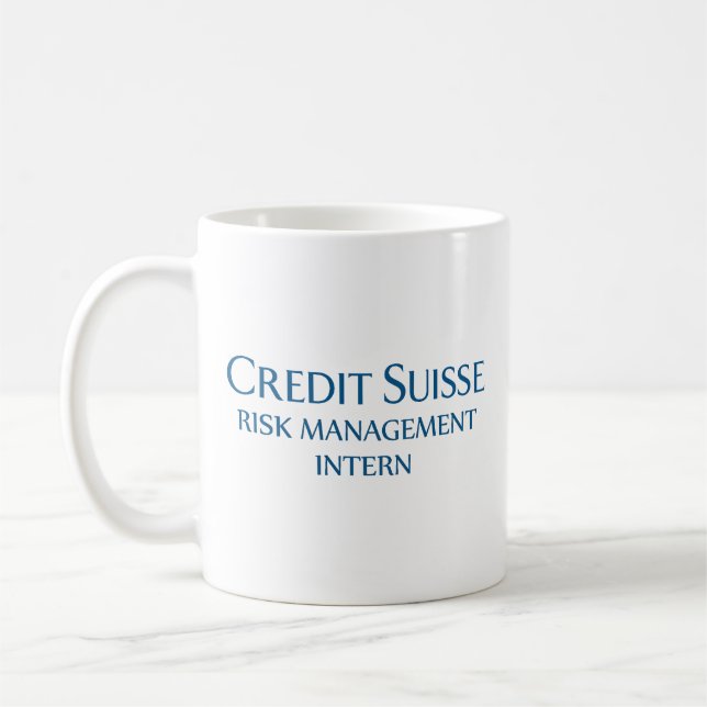 Credit Suisse Risk Management Intern Kaffeetasse (Links)