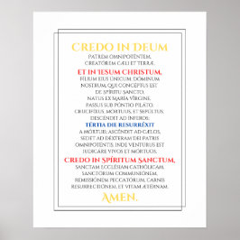 Credo Poster