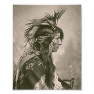 Cree Indianer Fotodruck