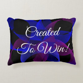 Créé pour gagner le Coussin d'accents géométriques