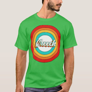 Creech Name Shirt Vintag Creech Circle