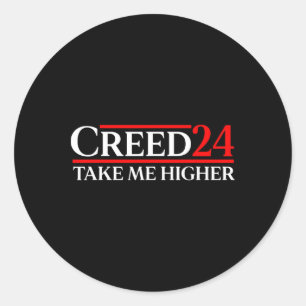 Creed 24 Take Me Higher Flagge USA Amerika Runder Aufkleber