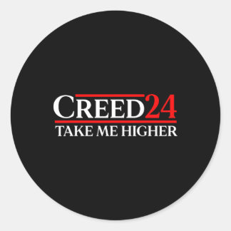 Creed 24 Take Me Higher Flagge USA Amerika  Runder Aufkleber