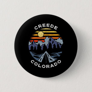 Creede Colorado Berge Urlaub Camping Souvenir Button
