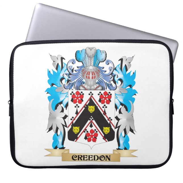 Creedon Wappen - Familienwappen Laptopschutzhülle (Vorderseite)