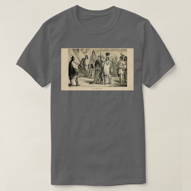 Creek Amerikanischen Ureinwohners Das Muskogee auc T-Shirt (Design vorne)