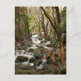 Creek at Bridal Veil Falls, Yosemite Postkarte