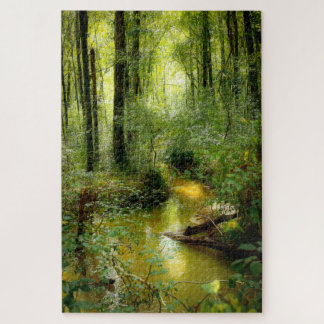 CREEK IN THE WOODS Jigsaw Puzzle