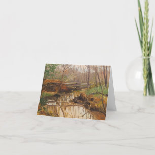 Creek kreuzt nach Osten Dankeskarte
