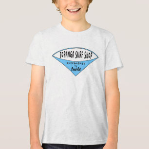 Creek Rat Die CreekRat Co. Topanga Surf Shop Tri-Blend Shirt