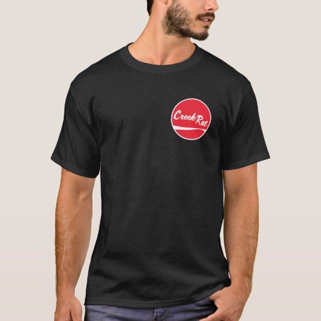 Creek Rat | The CreekRat Co. | Red Dot Logo T-Shirt (Vorderseite)