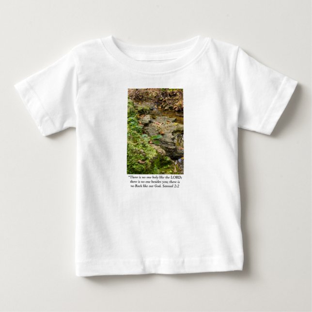 Creek-Rock-Bed für die Nordwochen Baby T-shirt (Vorderseite)