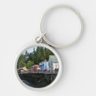 Creek Street in Ketchikan Schlüsselanhänger