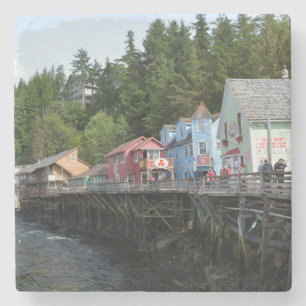 Creek Street in Ketchikan Steinuntersetzer