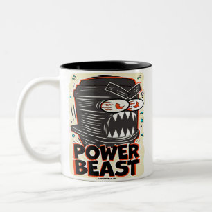 Creekrat Cartoon Studios Power Beast Kunst Zweifarbige Tasse