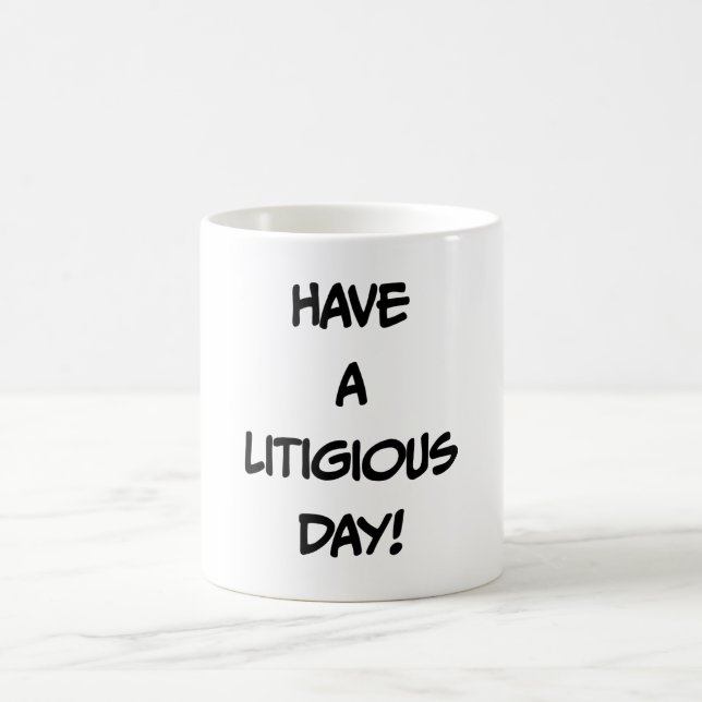 Creekrat Dessins amusants Avocat Avocat Mug (Centre)