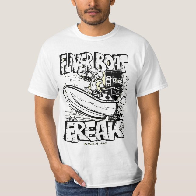 Creekrat Fliver Boat Freak T-Shirt (Vorderseite)