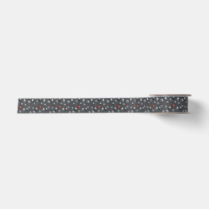 Creep Christmas Skull Geschenk Ribbon Satinband