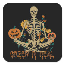 CREEP IT EAL beängstigende Halloween Skelettkürbis