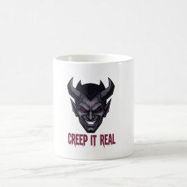 Creep It Real Funny Halloween Spooky Kaffeetasse