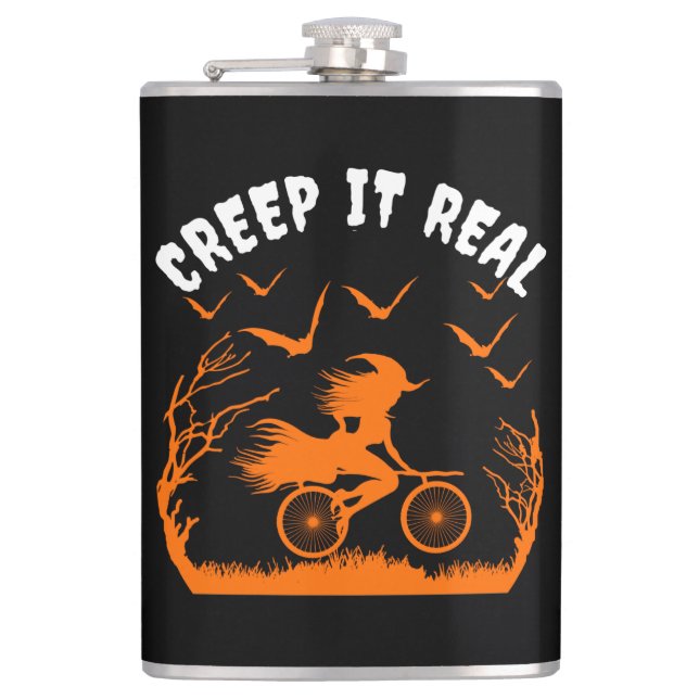 CREEP IT REAL FUNNY SARCASM FLACHMANN (Vorderseite)