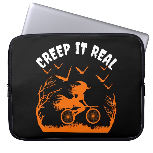CREEP IT REAL FUNNY SARCASM LAPTOPSCHUTZHÜLLE (Vorderseite)