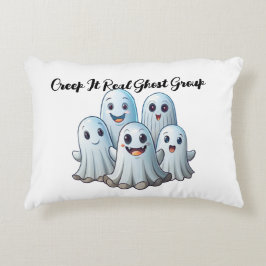 Creep It Real: Ghost Group Throw Kissen