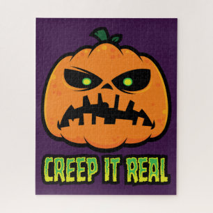 Creep It Real Grumpy Halloween-Kürbis