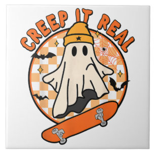 Creep It Real Halloween Fliese