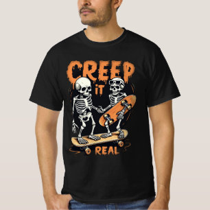 Creep it Real Halloween-Tag Horror Vibes Men T-Shirt
