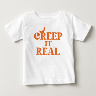 Creep It Real Herbst Halloween-Tasche Baby T-shirt