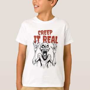 CREEP IT REAL: Retro Horror ästhetisches Halloween T-Shirt