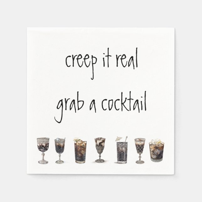 Creep it Real Serviette (Vorderseite)